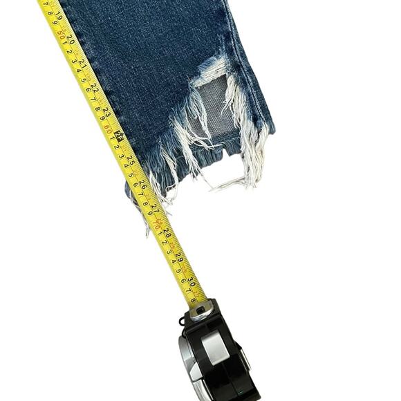 Pistola Monroe High Rise Jeans Womens 24 Soho Blue Distressed True Classic Fit - Picture 9 of 9